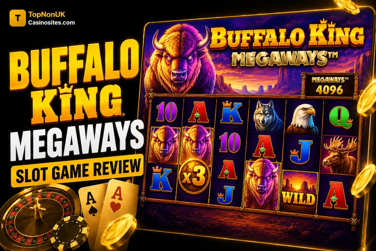 Buffalo King Megaways slot — review and where to play at non UK casinos not on Gamstop