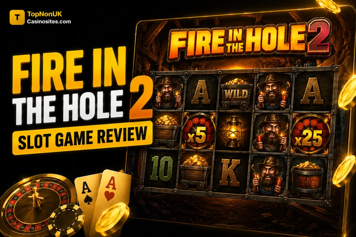 Fire in the Hole 2 slot — review and where to play at non UK casinos not on Gamstop