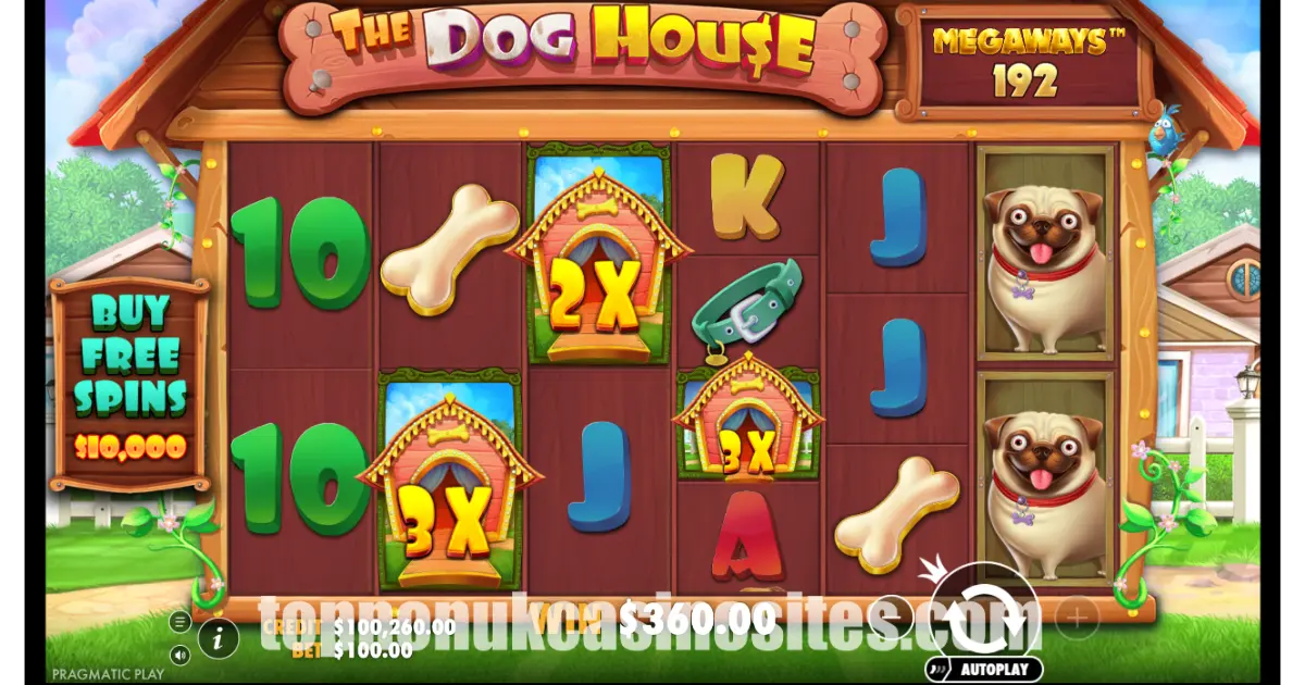 The Dog House Megaways slot — play at non UK casinos not on Gamstop